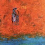 Shanna Bruschi - Indelible Love, oil and mixed media 48x48